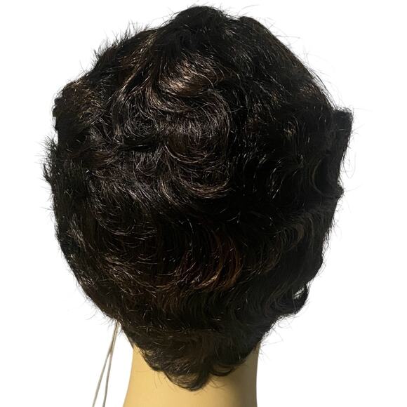 Finger Wave Modacrylic Maya Wig Vivica Fox Pure Stretch Cap FS1B/30 Hair NWT - Picture 9 of 13